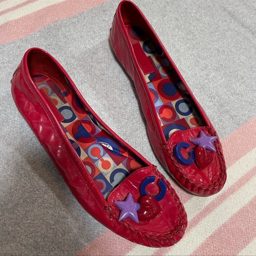 Coach flats 🥿 in pink